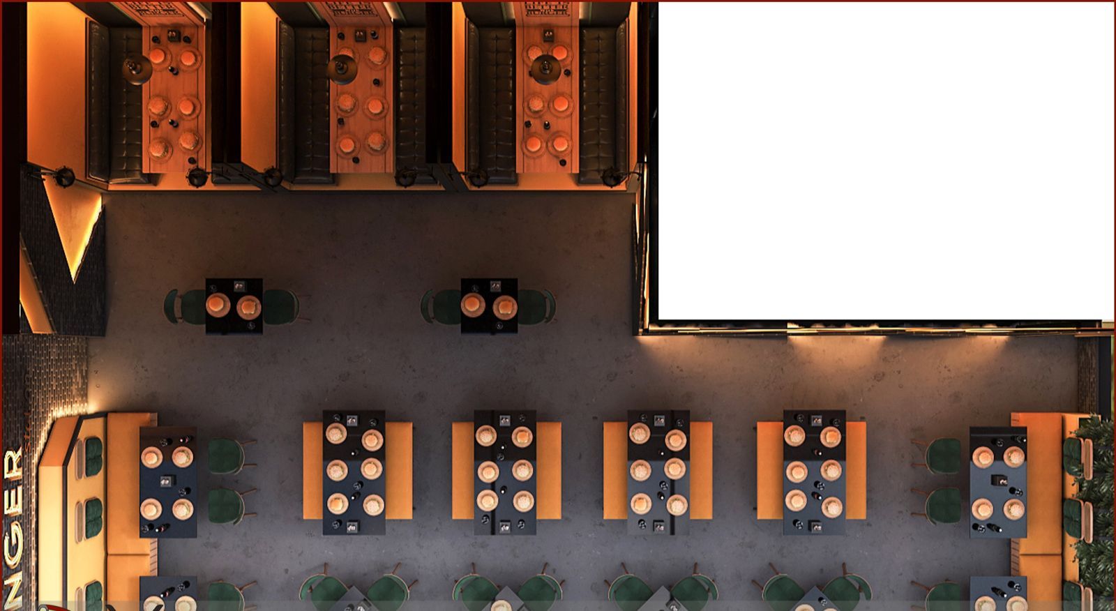 تصميم تنفيذ- المطاعم-والكافيهات والمراكز التجاريه