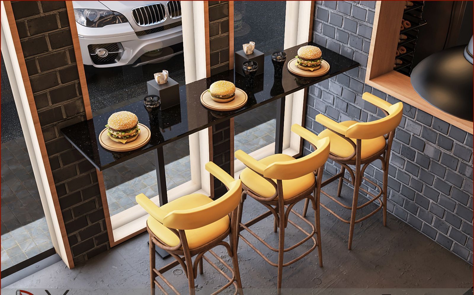 شركة مقاولات تنفيذ المطاعم ديكور المطاعم