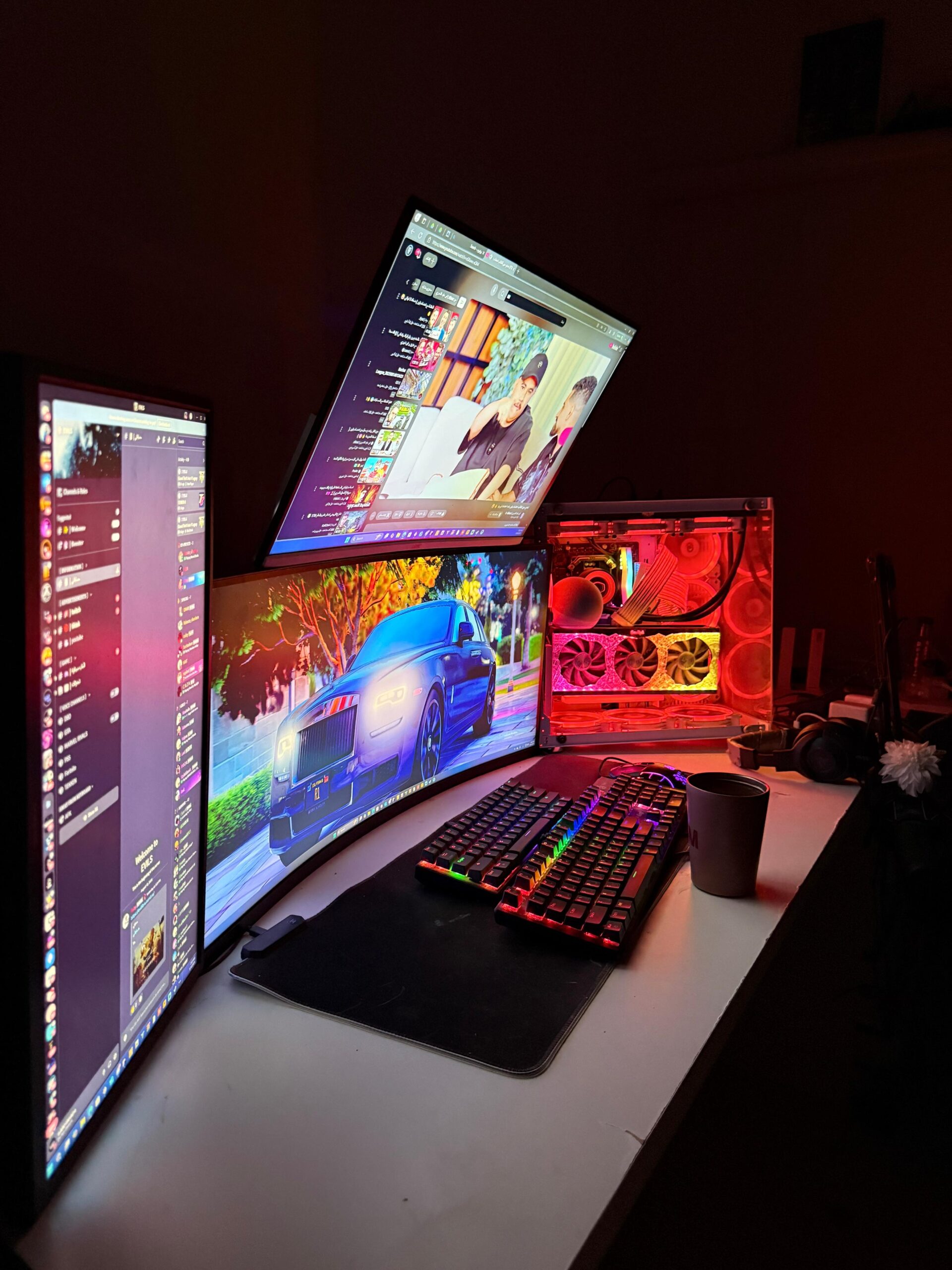 بي سي مع سيت اب كامل للبيع تواصل واتس فقط