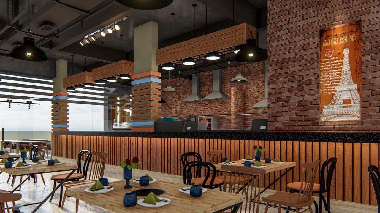 مقاول مطاعم وكافيهات تصميم وتنفيذ