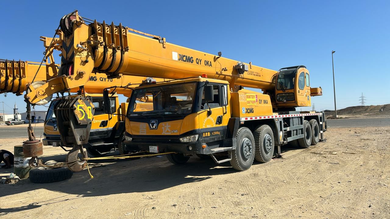 كرينات للأيجار بجميع الاشكال والأحجام cranes for r