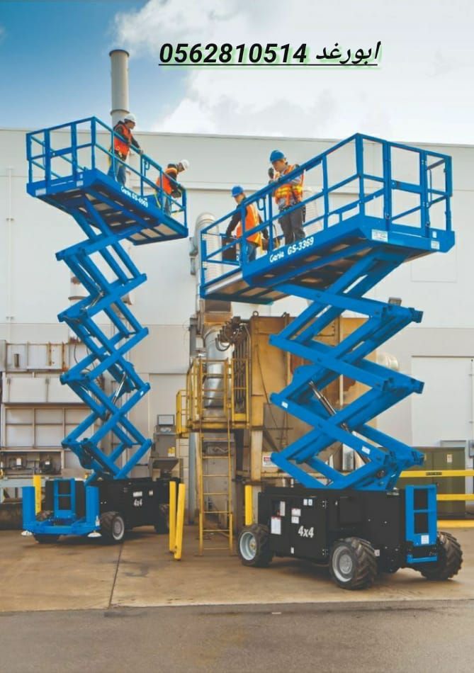 سيزر لفت للايجار اليومي والشهري رافعات شوكية للايج