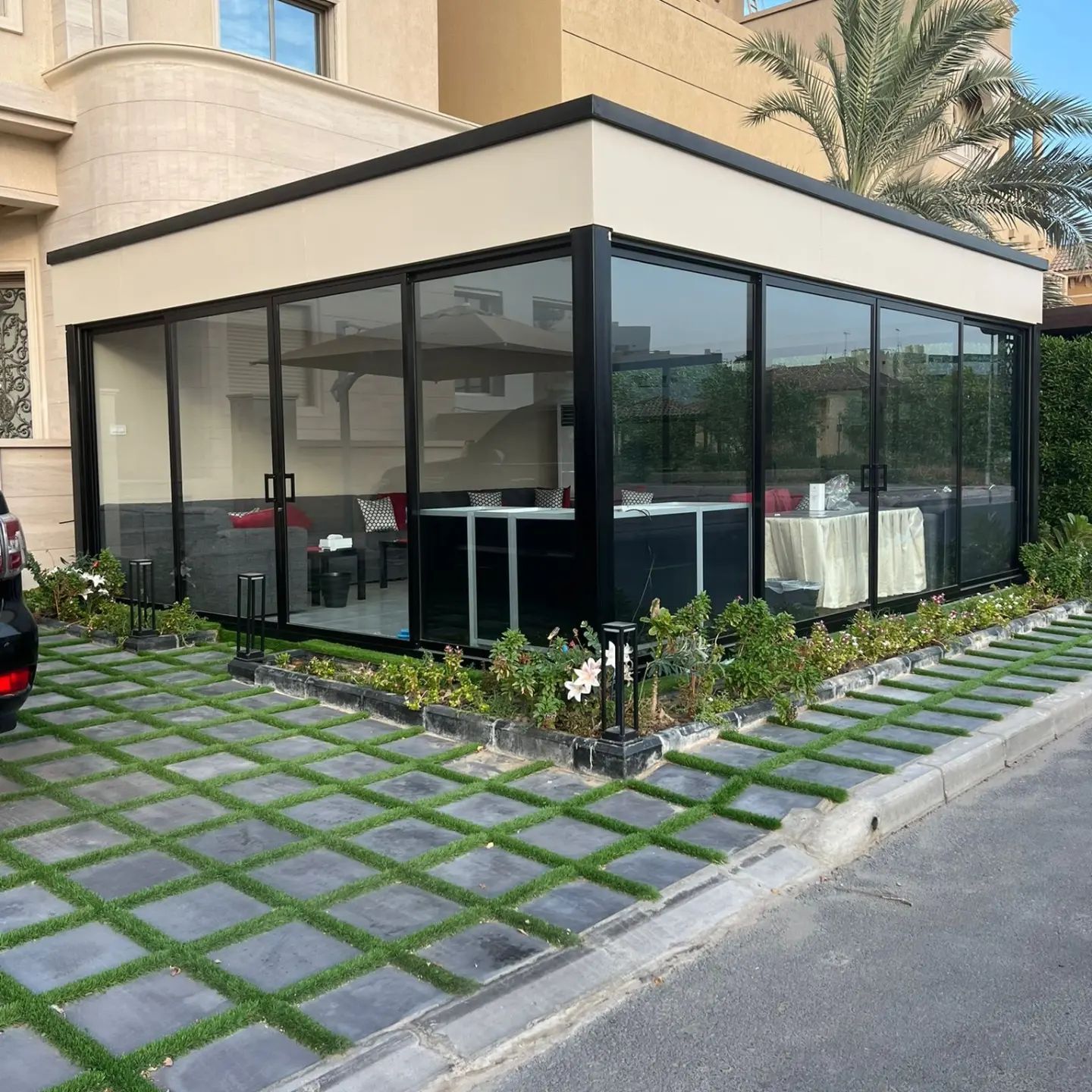 ساندويش بانل وترميم ومظلات