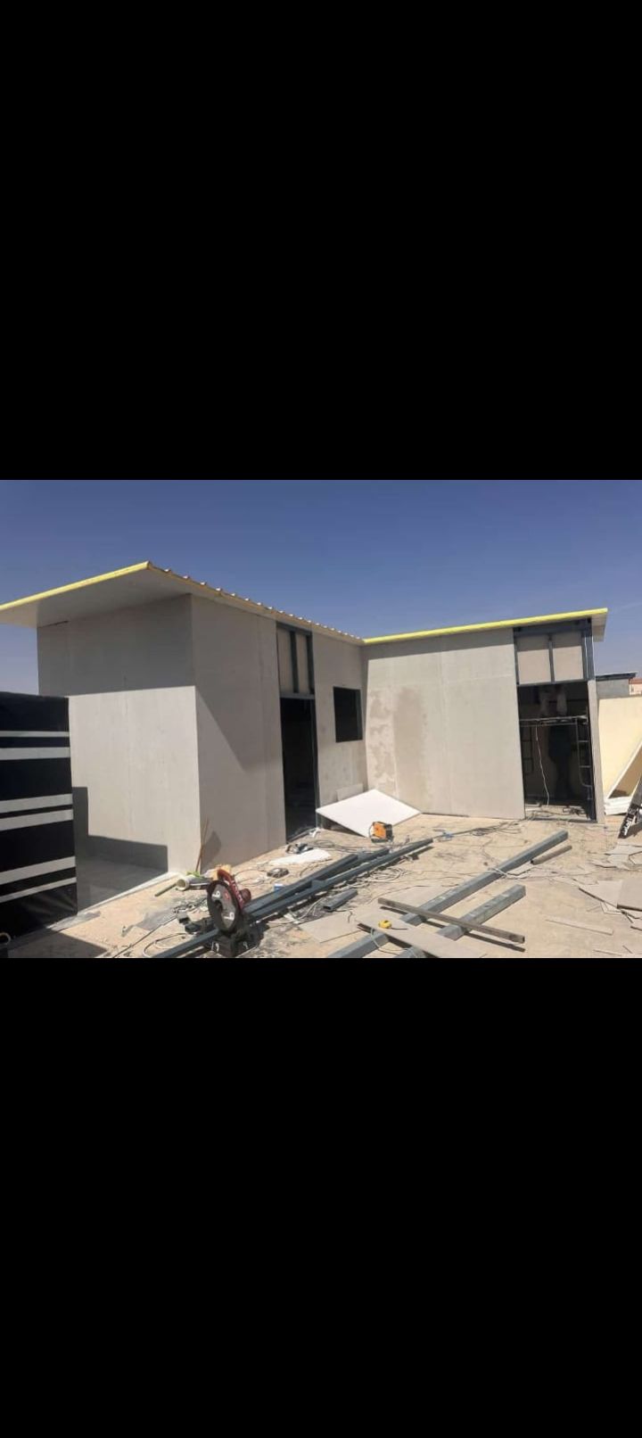 ساندويش بانل وترميم مباني ومظلات وسواتر