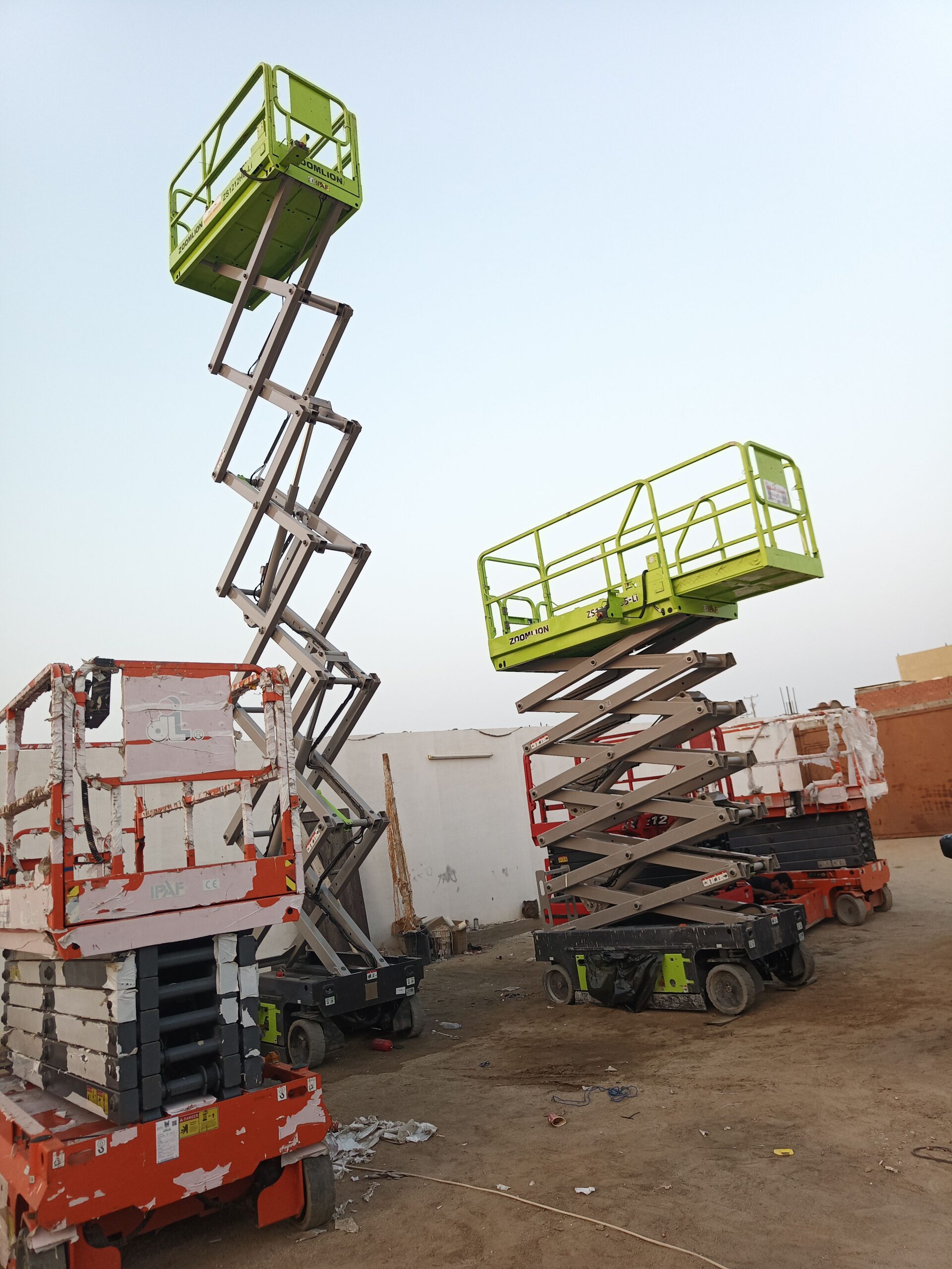 سيزر لفت ومان لفت وكرينات وجي بي سي ورافعات شوكيه