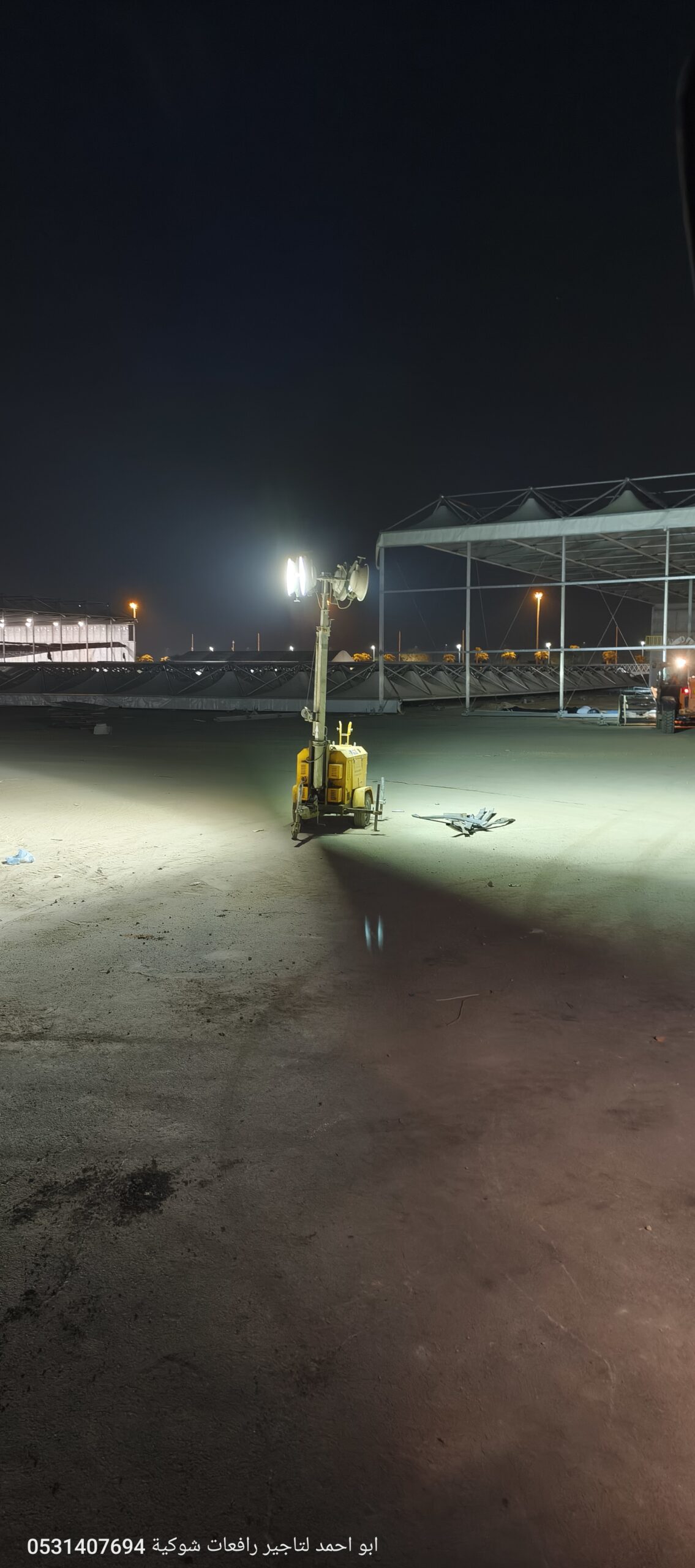 تأجير تورلايت في الرياض لمواقع المشاريع نحن نوفر خ