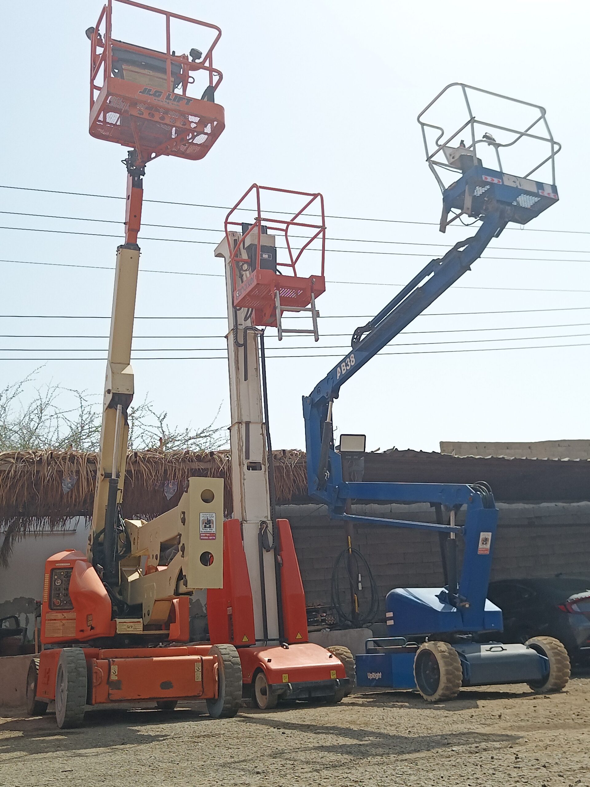 سيزر لفت ومان لفت وكرينات وجي بي سي ورافعات شوكيه