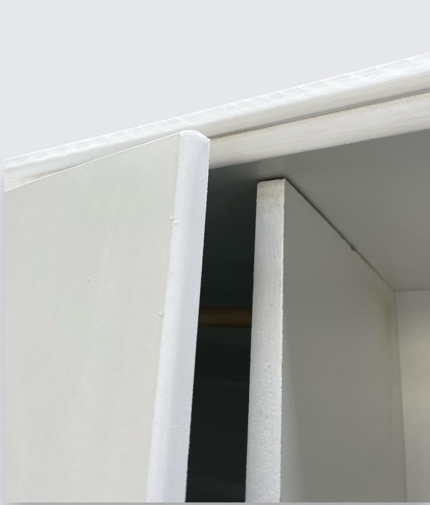 دولاب بابين (درفتين) الصناعة: وطني الخشب مضغوط الم