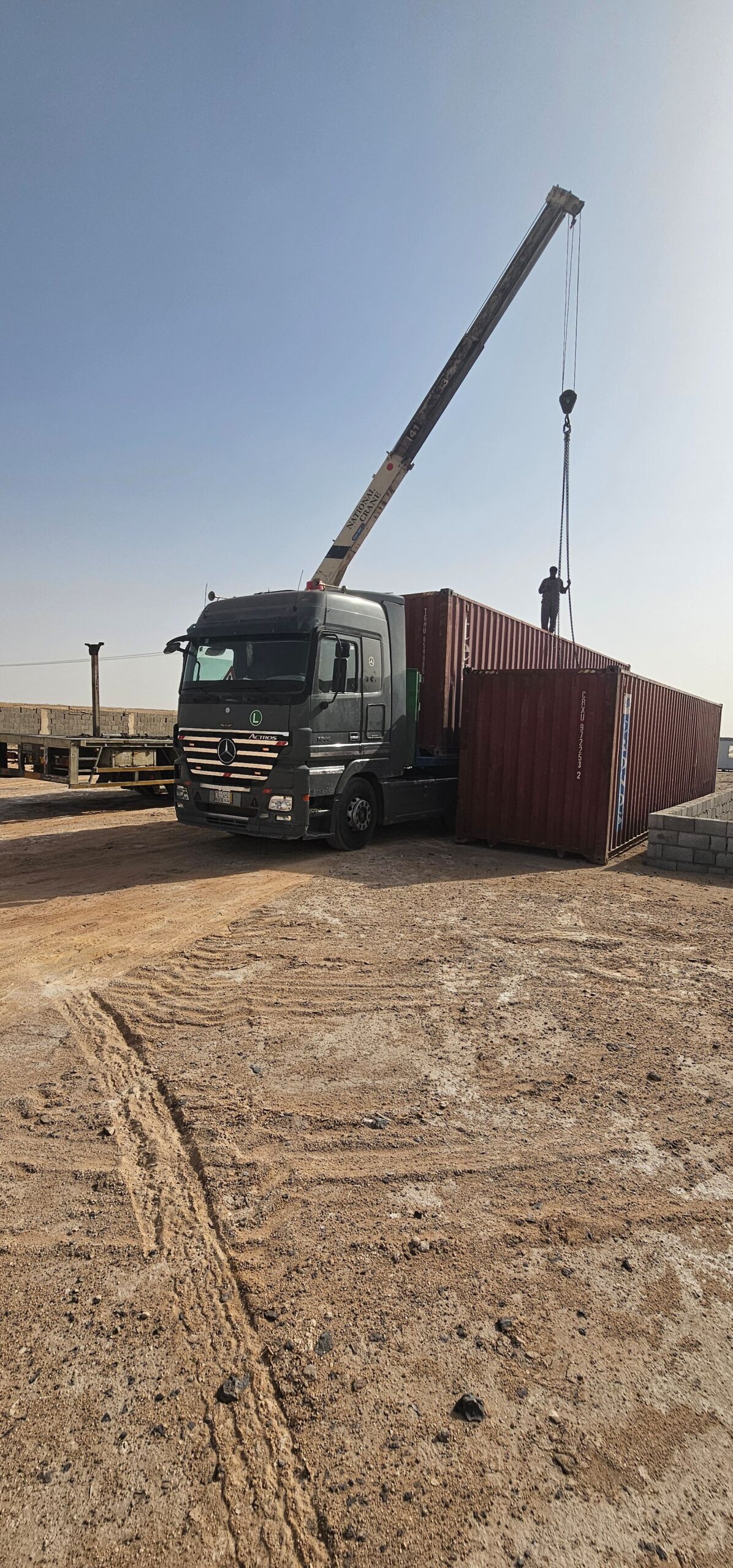 نقل بركسات سطحه ونش نقل كرفانت