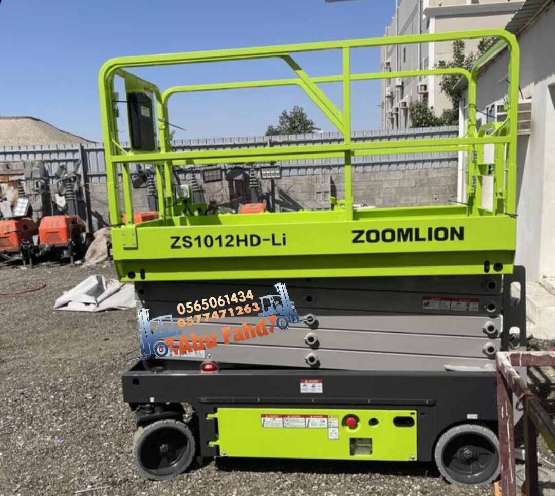 سيزر لفت للايجار موديل حديث سيزر لفت 10متر للايجار