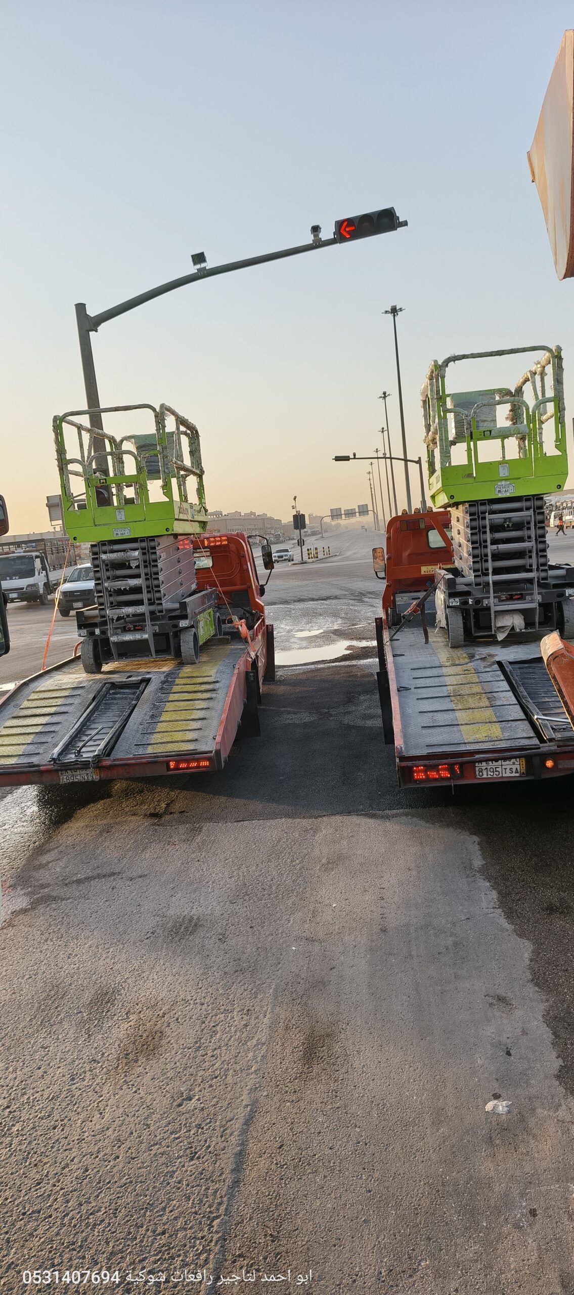 سيزرلفت مانلفت رافعة شوكية scissorslift manlfit fo