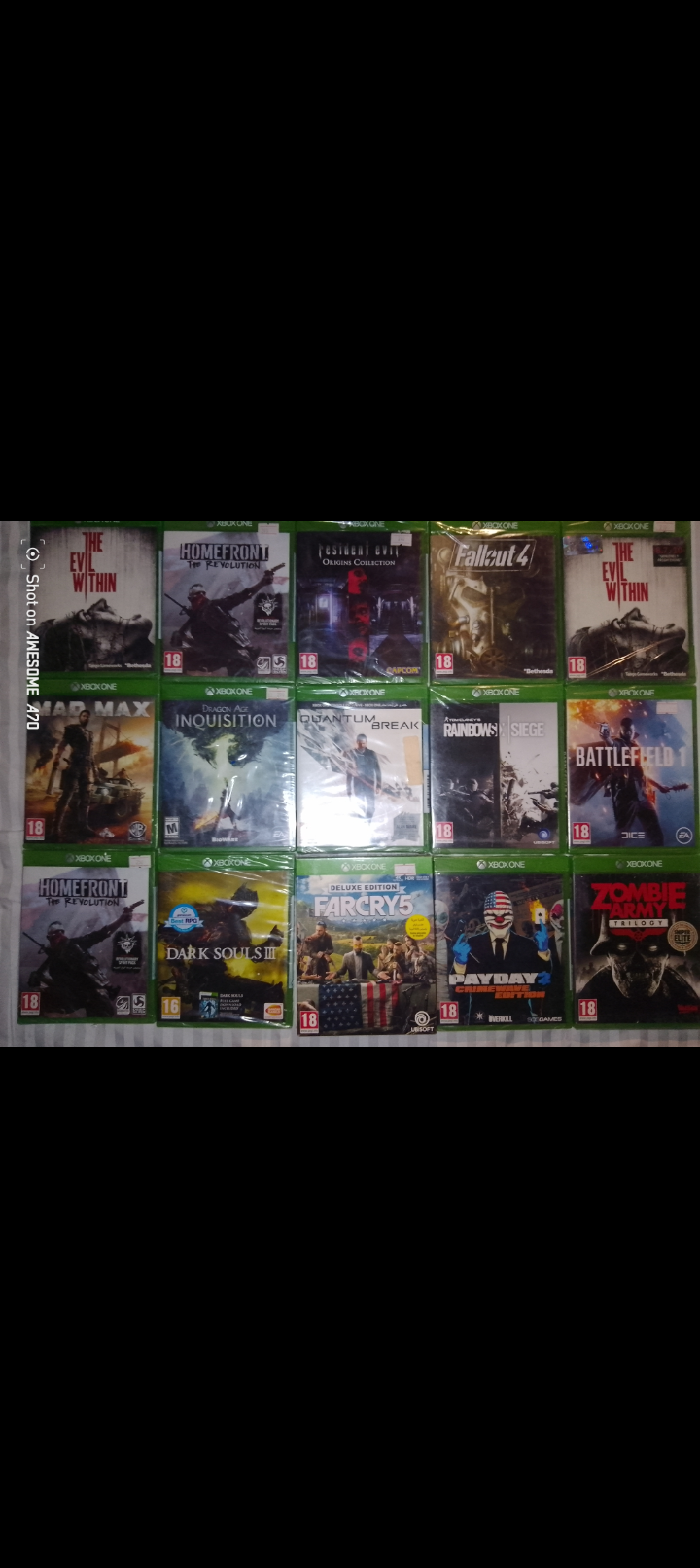 شريط سوني 5 ب50 وشرطان سوني 4 ب40 ريال وشرطان XBOX