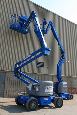 Renting all electric scaffolding