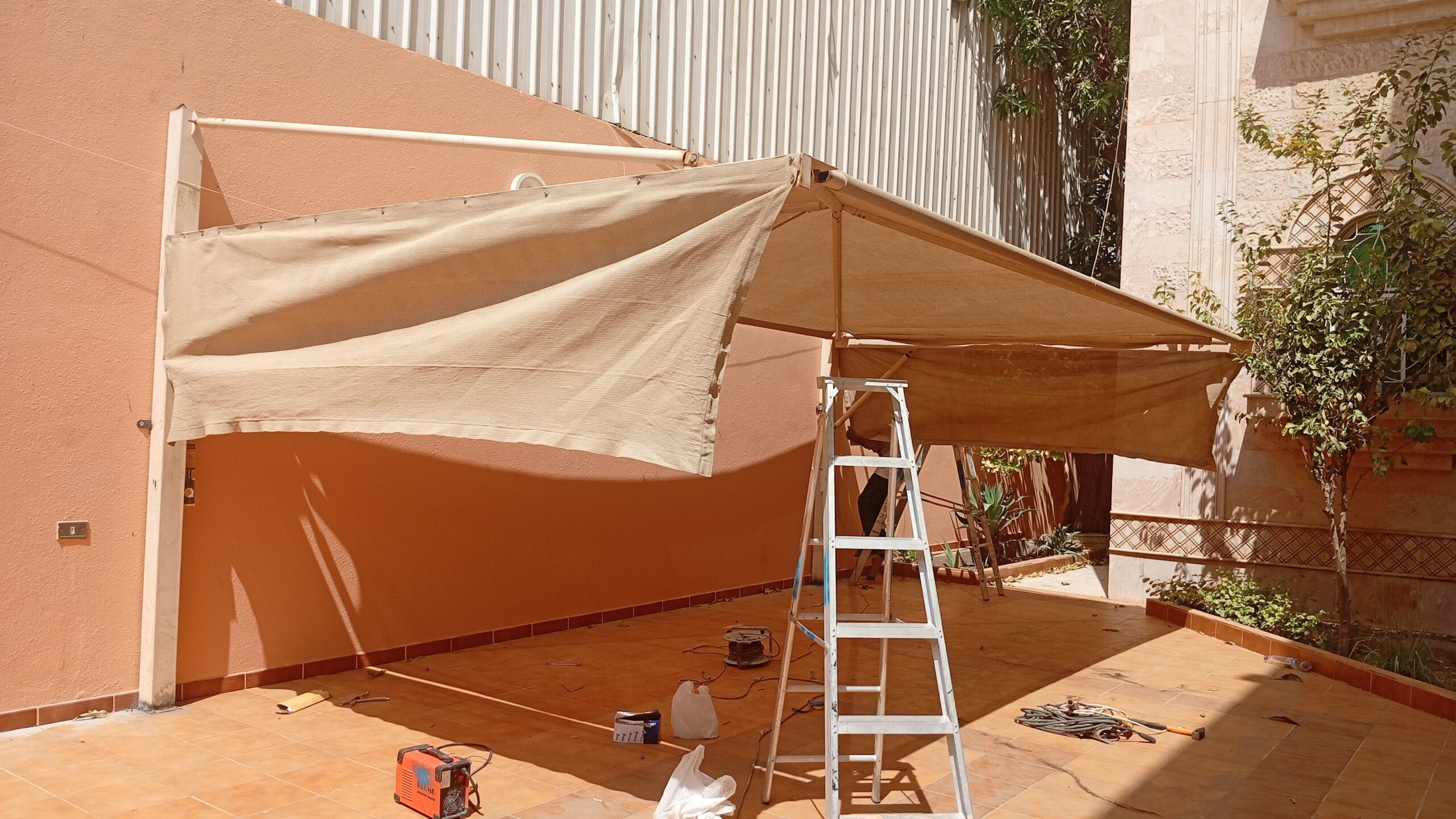 مظلات سيارات جده