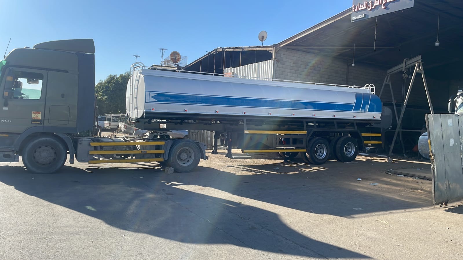 تانكي ماء للبت جديد