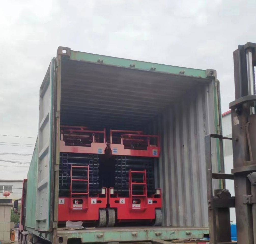 رافعة مقصية (سيزر لفت) للايجار! متوفرة مع أبو فهد