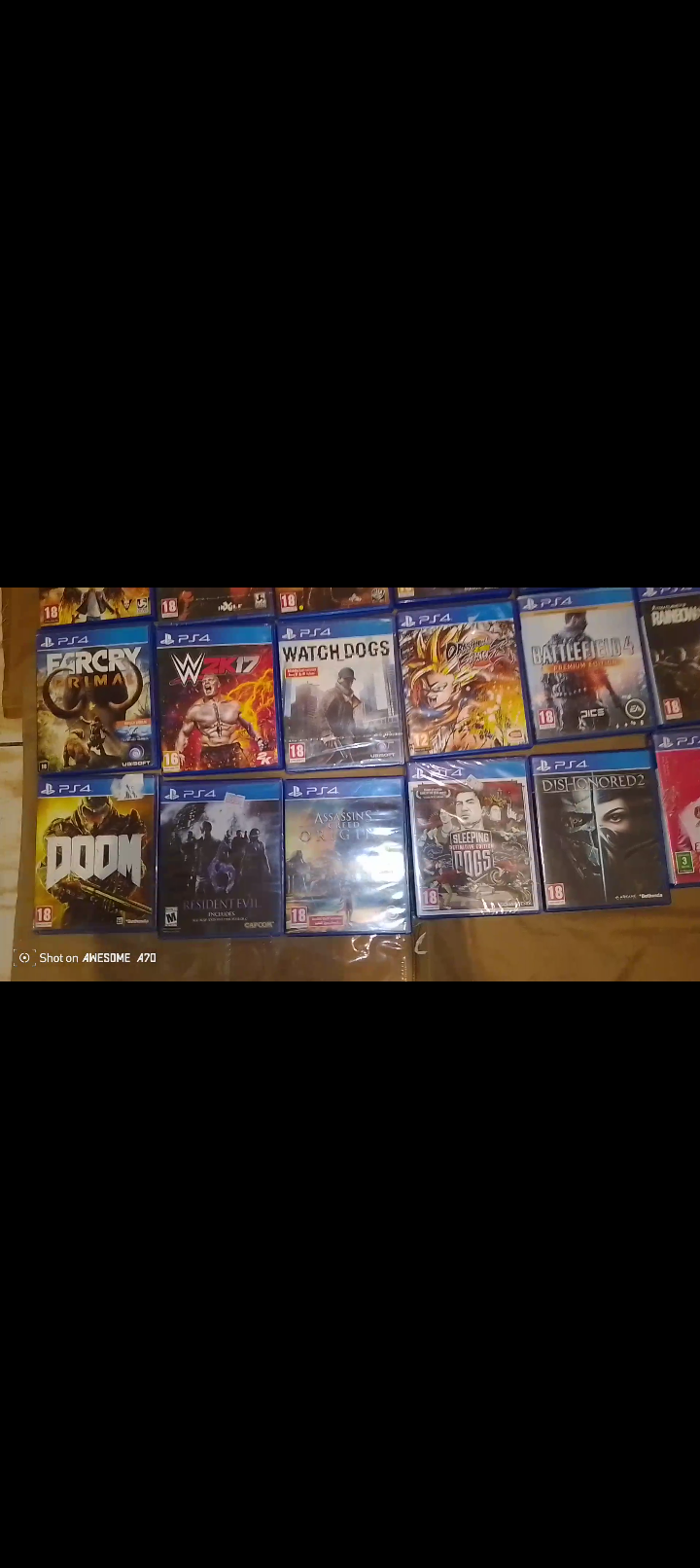 شريط سوني 5 ب50 وشرطان سوني 4 ب40 ريال وشرطان XBOX