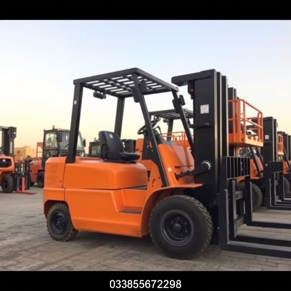 رافعات شوكية للإيجار من 1.5طن وحتى 16طن . مع انجاز