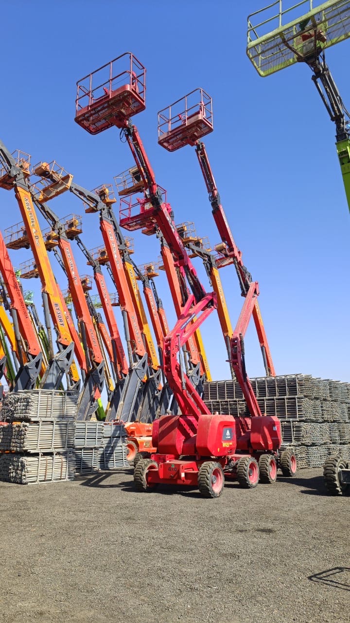 Renting all electric scaffolding