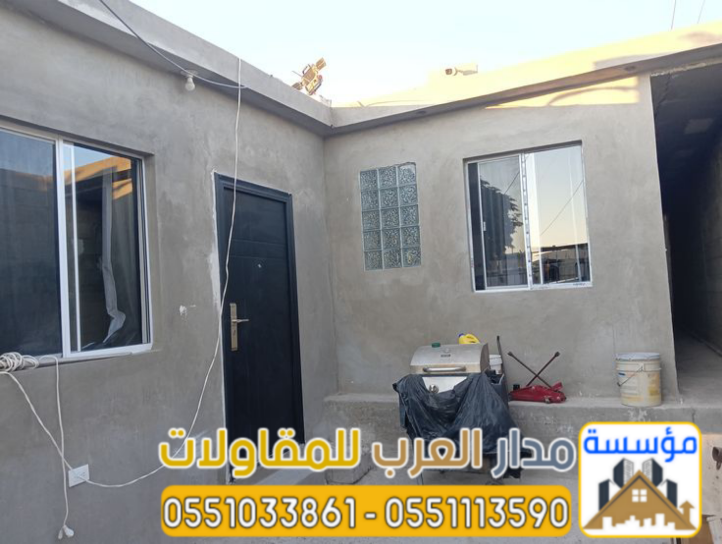 مقاول غرف خارجية اسمنت بورد وملاحق بالرياض –