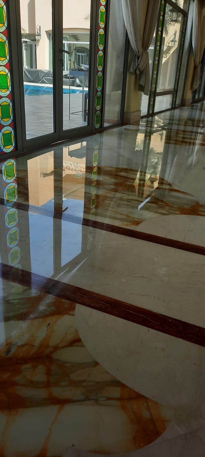 جلي وتلميع الرخام والبلاط – شركة أوان المجال