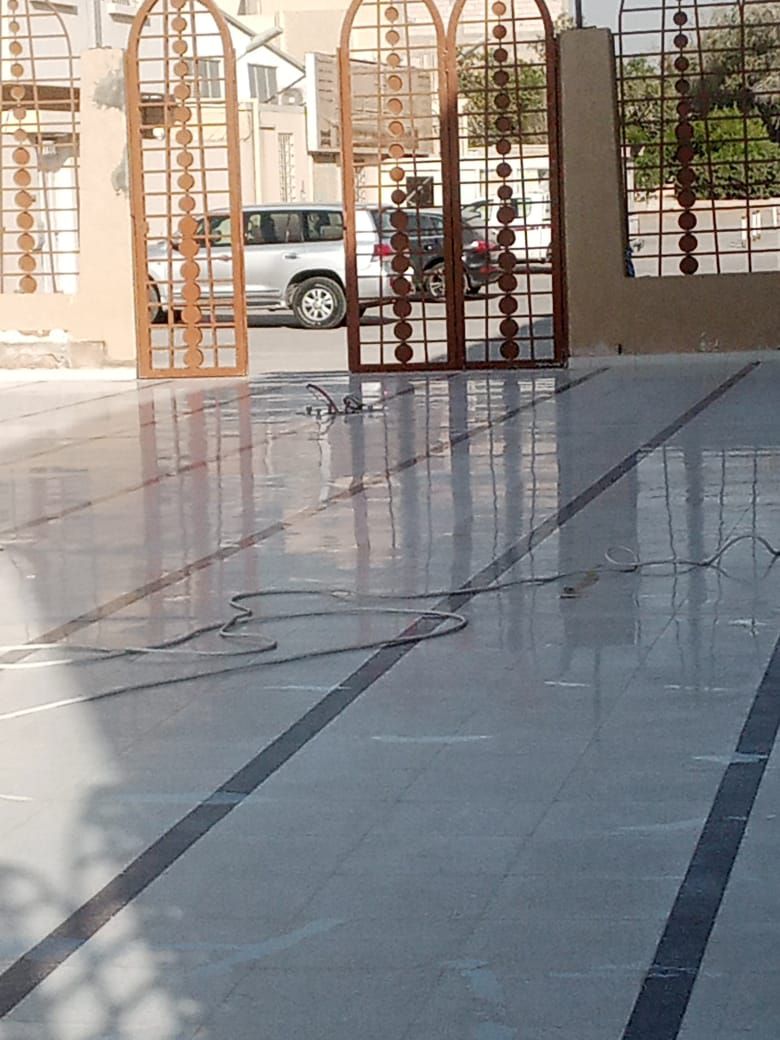 جلي بلاط تلميع رخام