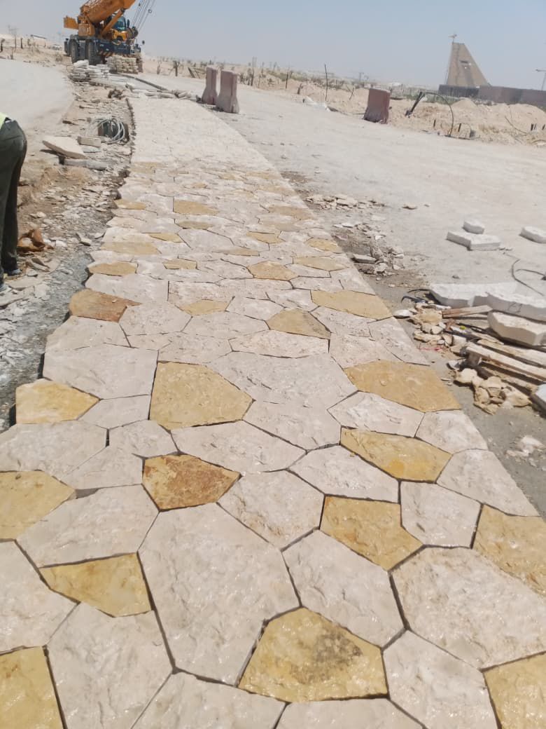 حجرمعلم حجر تركيب حجر طبیعی