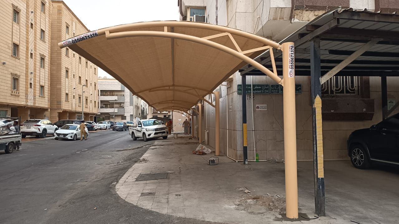 مظلات سيارات جده
