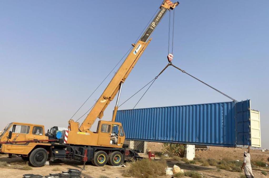 نقل غرف جاهزه ونش دبل رافعه دبل كرين دبل سطحه ونش