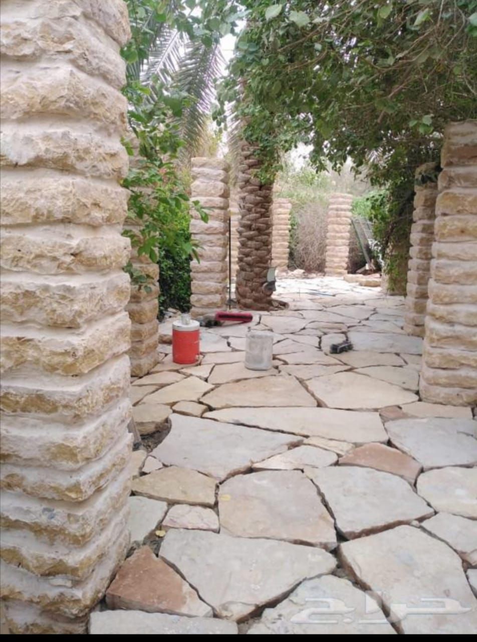 حجرمعلم حجر تركيب حجر طبیعی