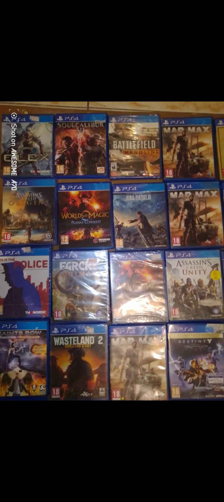 شريط سوني 5 ب50 وشرطان سوني 4 ب40 ريال وشرطان XBOX