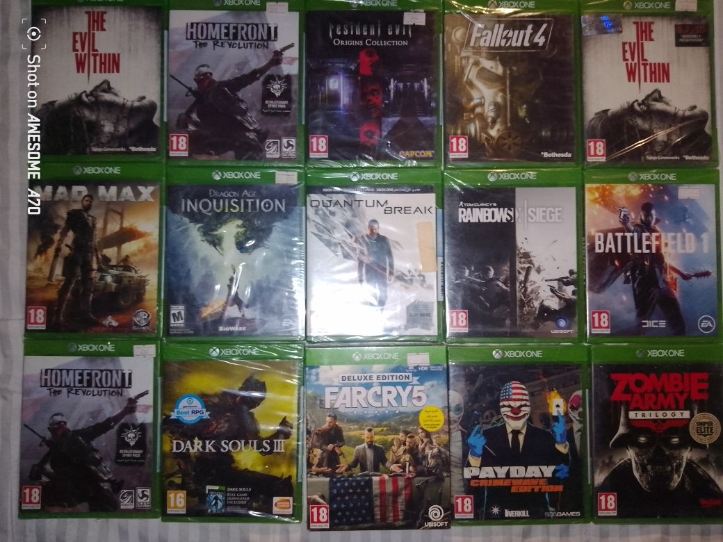 شريط سوني 5 ب50 وشرطان سوني 4 ب40 ريال وشرطان XBOX