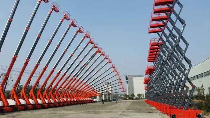 Scissor lift manlift rental Forklift #scissor_lift