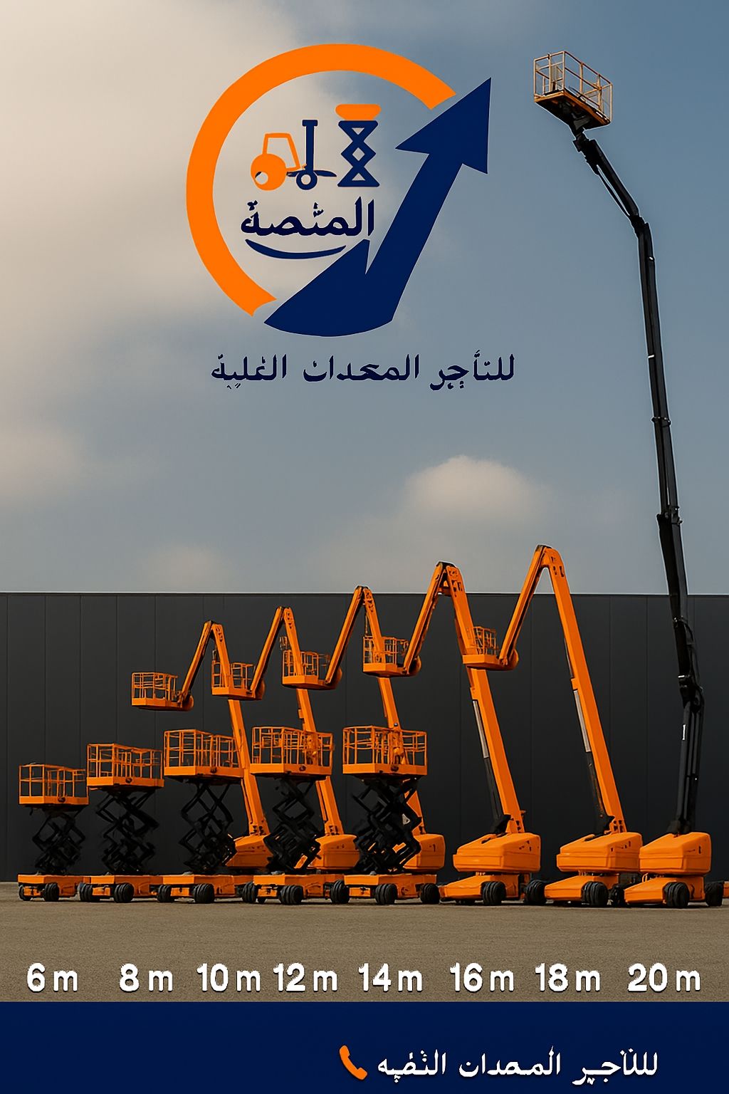 رافعات شوكية للإيجار سيزرلفت للايجار مان لفت للايج