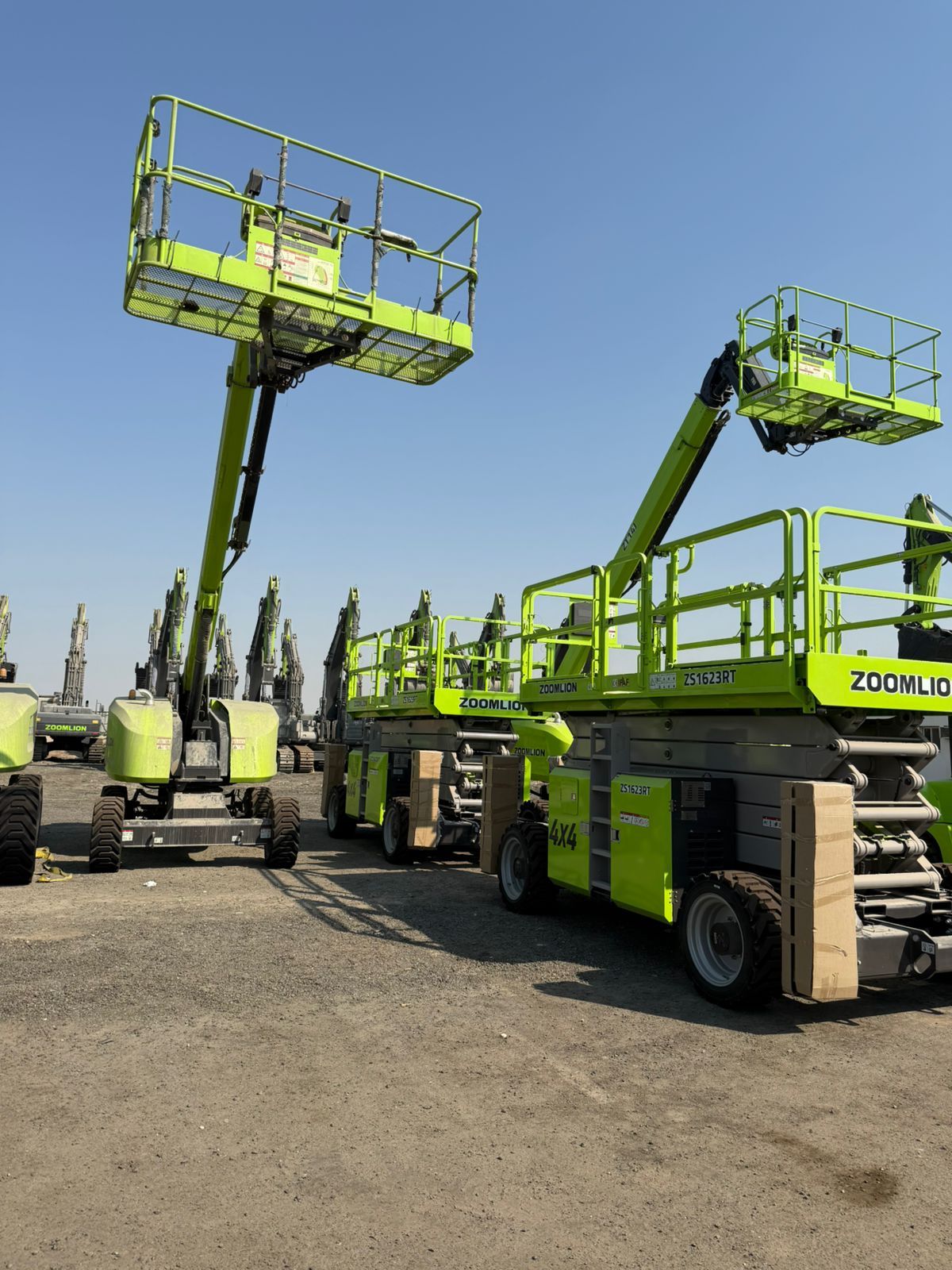 سيزرات لفت 12متر كهرباء للايجار و18متر ديزل2026