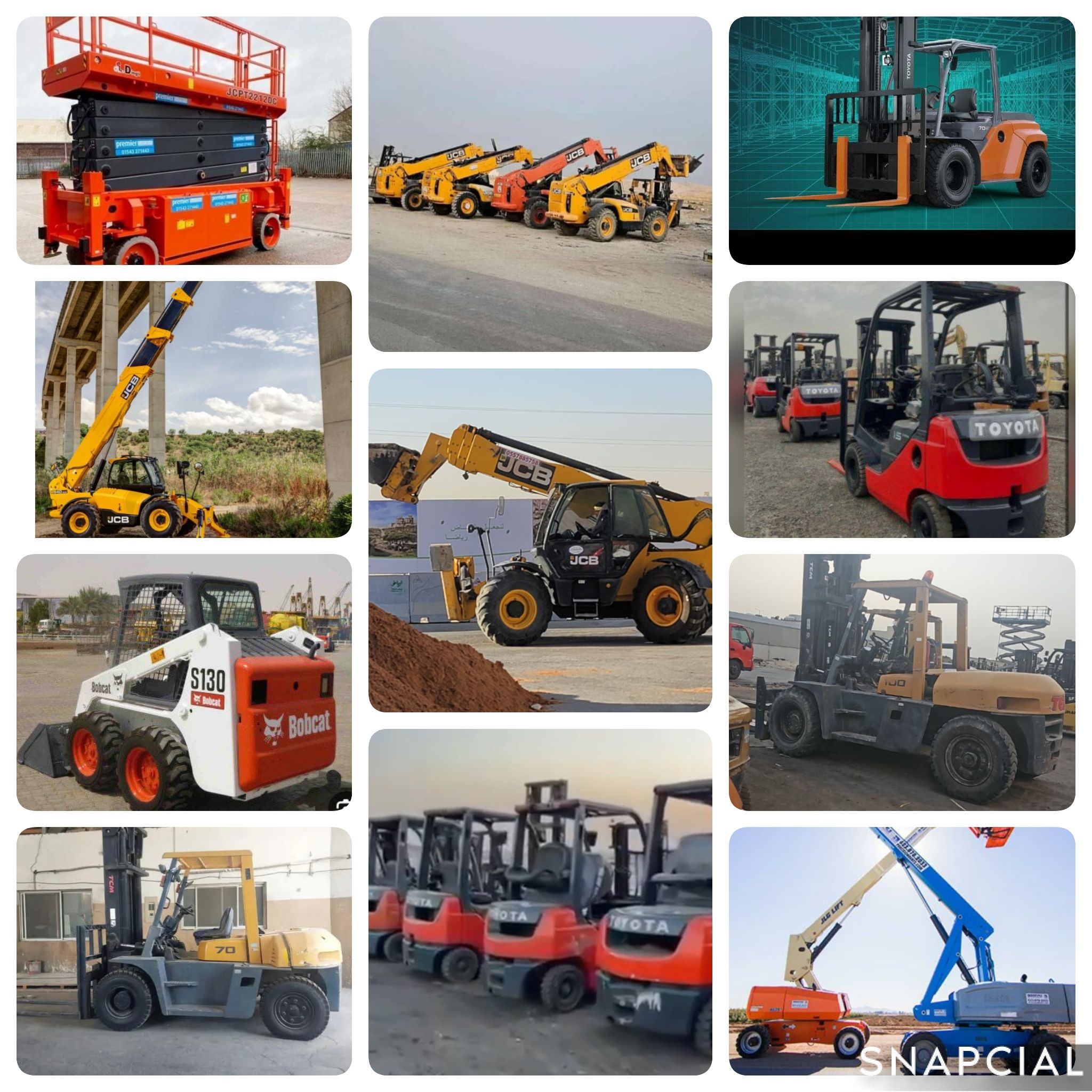 رافعات شوكية للايجار رافعات مقصيه للايجار رافعات ع