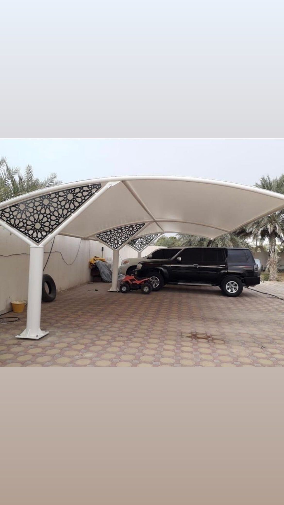 مضلات مواقف سيارات خارجية وداخلية