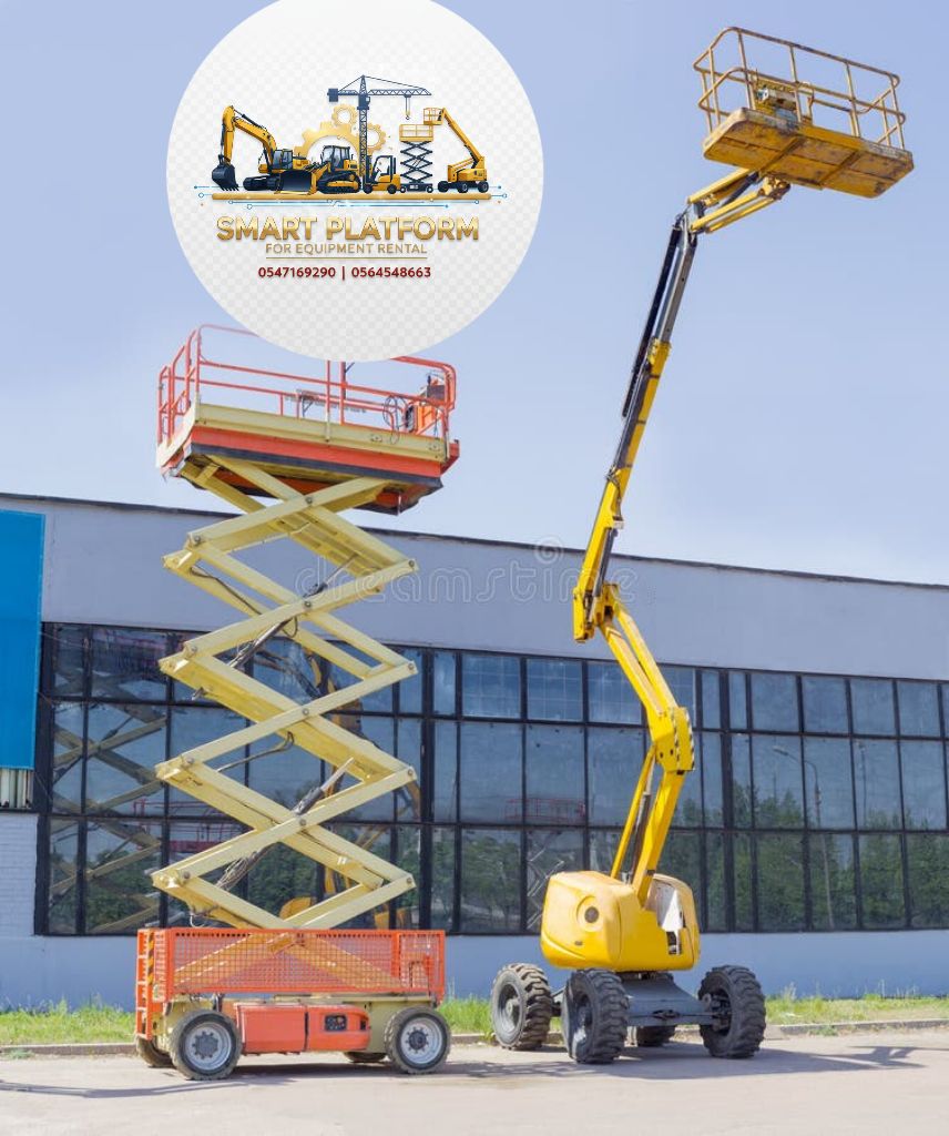 سيزر لفت للايجار من 6متر الى 20متر بجميع الارتفاعا