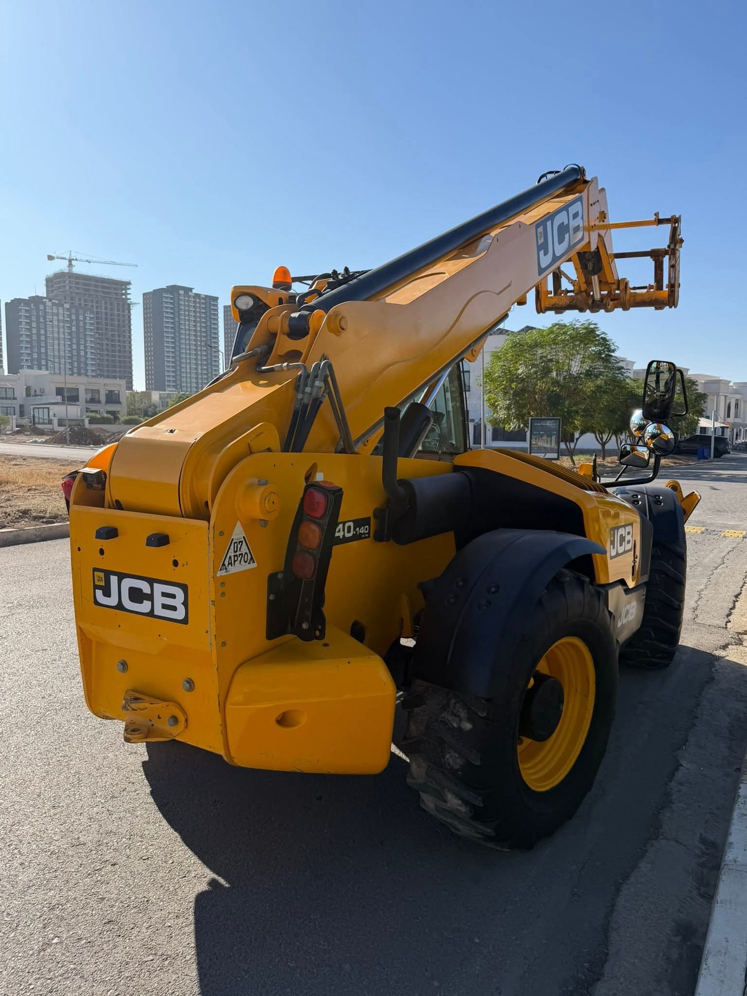 رافعة شوكية جيسبي تلسكوبية تليهندر رفع رمل تحميل ت