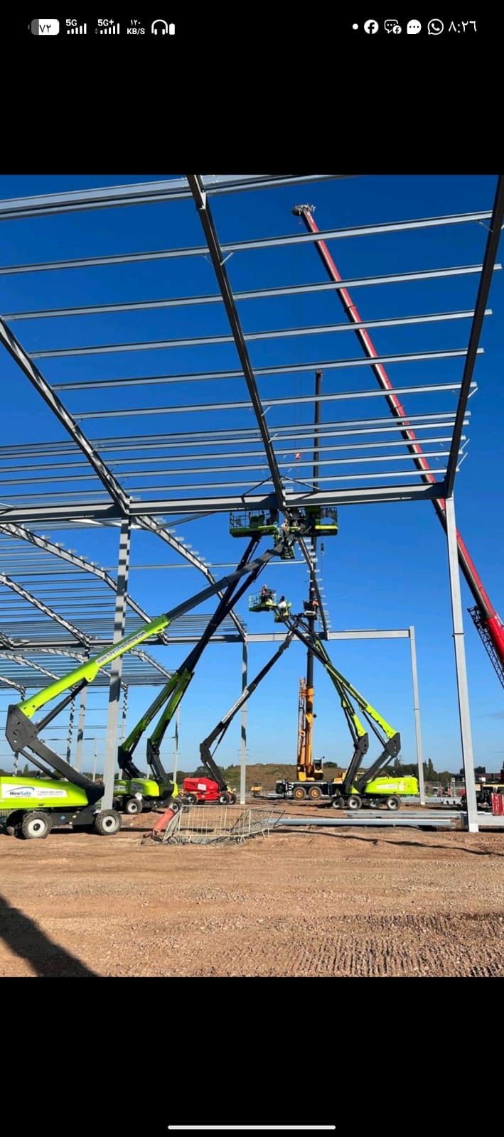 جي سي بي كرينات مان لفت زيزر لفت