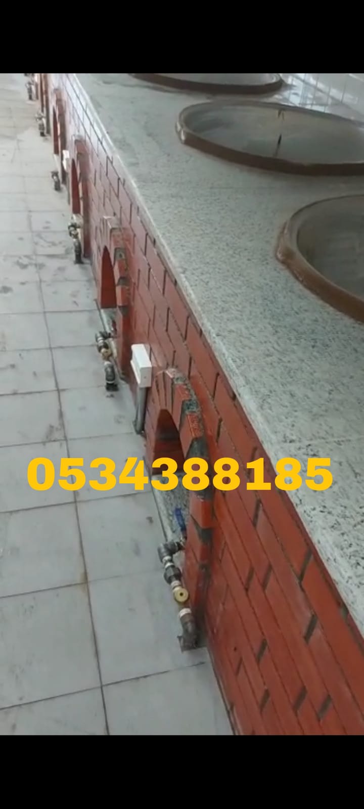 أعمال بناء أفران وشوايات طوب أحمر بأعلى جودة في ال