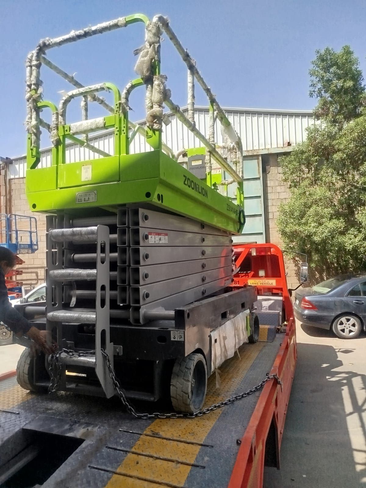 مانلفت رافعة مقصية مفصلية سقالة سقالات كهرباء ديزل