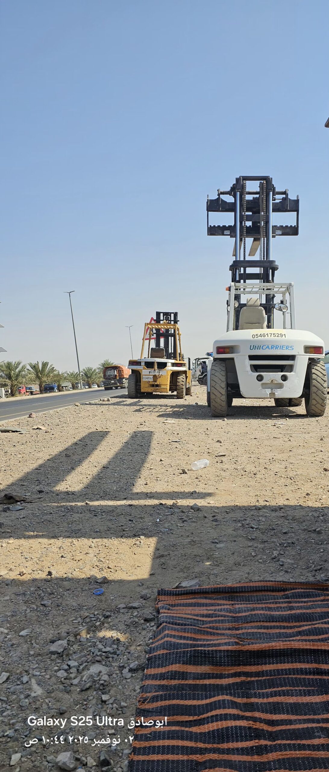 رافعه شوكيه 10طن للايجار شهري سنوي أسبوعي يومي