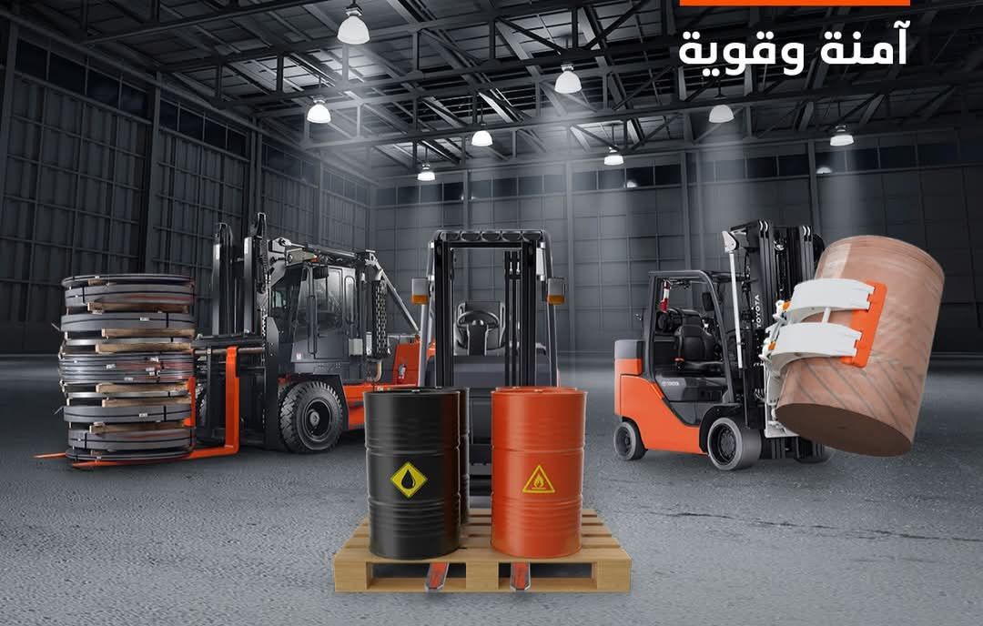 رافعات شوكية للايجار بجميع الاحجام وسيزر لفت ومان