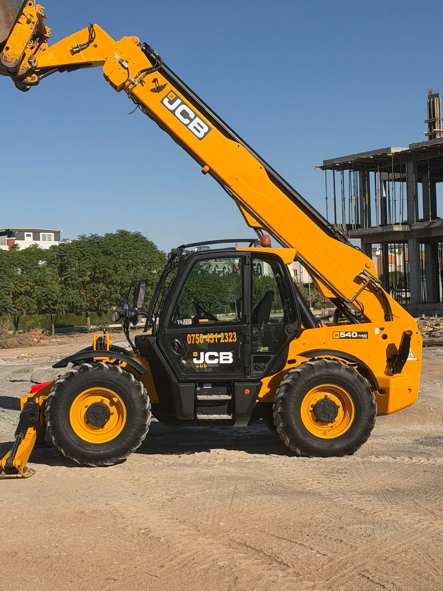 رافعة شوكية جيسبي تلسكوبية تليهندر رفع رمل تحميل ت