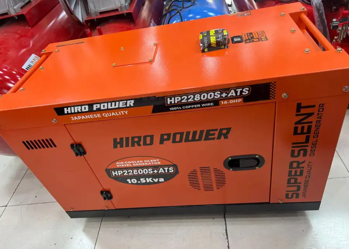 مولد كهرباء ديزل 10.5 كيلو كاتم صوت