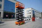 scissor lift 12meter 14mareh for rent Jaddah