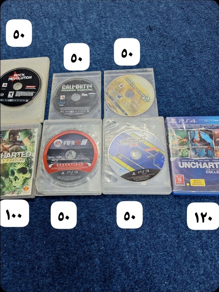 اشرطه سوني ٣ و ٤