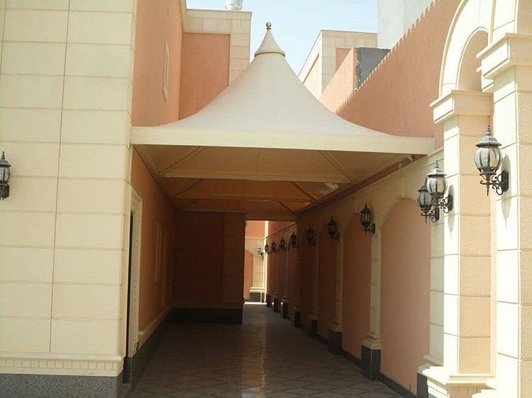 تركيب مظلات حديد ثقيل مع ضمان طويل