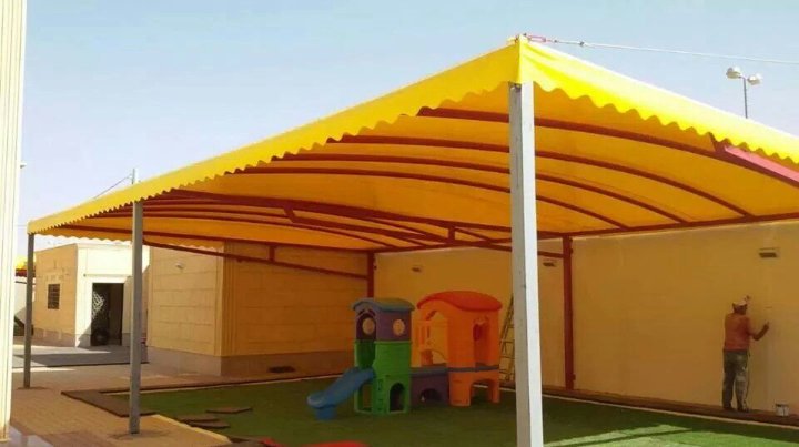 مظلات شرقية وخشبية للمداخل والفلل